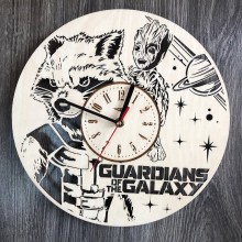 Оригинальные настенные часы из дерева Стражи Галактики CL-0303