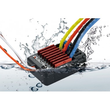Влагозащищённый коллекторный регулятор хода HOBBYWING QUICRUN WP-1625 25A для автомоделей