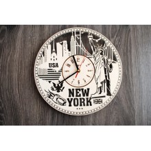 Интерьерные часы на стену Нью-Йорк CL-0208 Интерьерные часы на стену Нью-Йорк CL-0208