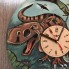 Красивые цветные детские часы из дерева 7Arts Эпоха динозавров CL-0159