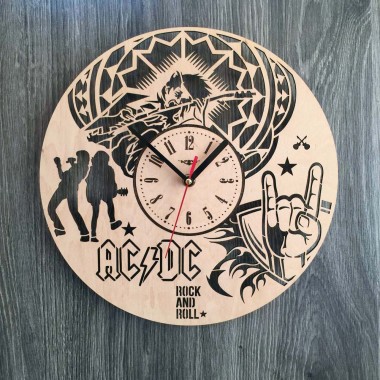 Часы ручной работы из дерева 7Arts AC/DC CL-0174