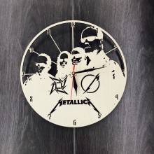 Часы из дерева на стену 7Arts Metallica CL-0049