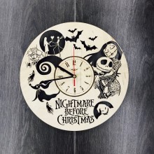 Часы настенные большие 7Arts Кошмар перед Рождеством CL-0053