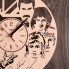 Настенные часы из дерева в интерьер Queen CL-0240