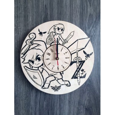Деревянные настенные часы 7Arts The Legend of Zelda CL-0128