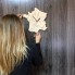 Декоративные часы-карта из дерева 7Arts Франция CL-0181
