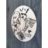 Деревянные настенные часы 7Arts Мать драконов CL-0147