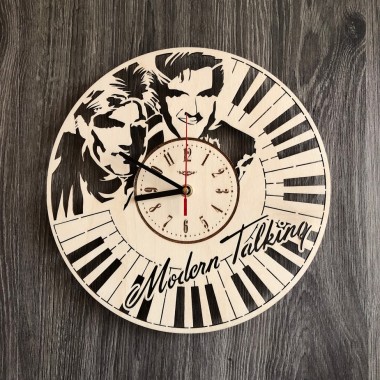 Бесшумные настенные часы из дерева Modern Talking CL-0264