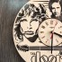 Бесшумные настенные часы из дерева The Doors CL-0278