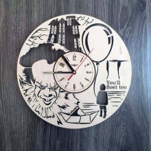 Круглые концептуальные часы из дерева 7Arts Оно CL-0197