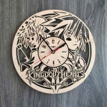 Оригинальные часы из дерева настенные 7Arts Kingdom Hearts CL-0192