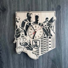 Настенные часы из дерева 7rts Лига справедливости CL-0194