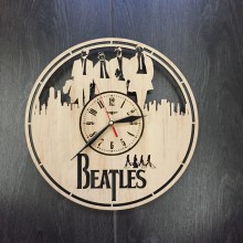 Оригинальные часы ручной работы из дерева 7Arts The Beatles CL-0044