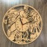 Часы хендмейд из дерева 7Arts Красавица и чудовище CL-0167
