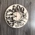 Деревянные часы на стену Metallica CL-0233