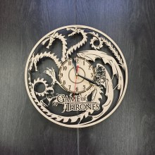 Часы настенные большие оригинальные для гостиной 7Arts Игра Престолов CL-0046