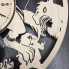 Оригинальные настенные часы 7Arts Красавица и чудовище CL-0022