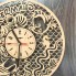 Детские часы на стену из дерева 7Arts Русалочка CL-0165