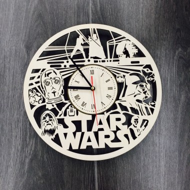 Часы настенные оригинальные 7Arts Галактическая империя Star Wars CL-0054