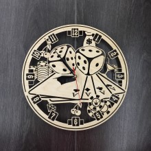 Часы настенные 7Arts Казино CL-0036