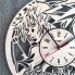 Оригинальные часы из дерева настенные 7Arts Kingdom Hearts CL-0192