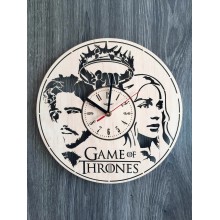 Концептуальные деревянные часы 7Arts Игра престолов CL-0137