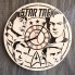 Оригинальные настенные часы из дерева Star Trek CL-0295