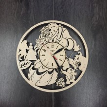 Оригинальные настенные часы 7Arts Красавица и чудовище CL-0022