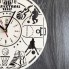 Круглые часы из дерева на стену Баскетбол CL-0245
