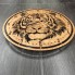Часы из дерева на стену 7Arts Тигр CL-0119
