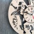 Концептуальные часы из дерева на стену  7Arts Легендарный Майкл Джексон CL-0166