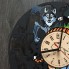Большие круглые цветные настенные часы 7Arts Джунгли CL-0075