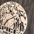 Бесшумные настенные часы из дерева Spice Girls CL-0282