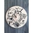 Деревянные настенные часы 7Arts Мать драконов CL-0147