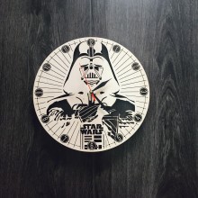 Настенные часы ручной работы из дерева 7Arts Звездные войны CL-0040