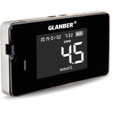 Глюкометр 4х1 глюкоза, гемоглобин, холестерин, мочевая кислота GLANBER (LBM-01)