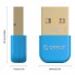 Bluetooth 4.0 USB адаптер Orico BTA-403 поддержка aptX чипсет CSR8510 Blue