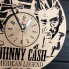 Концептуальные настенные часы из дерева Johnny Cash CL-0385