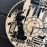 Дизайнерские настенные часы из дерева Великобритания CL-0386