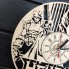 Тематические интерьерные настенные часы Hellboy CL-0387