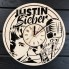 Концептуальные настенные часы из дерева Justin Bieber CL-0363