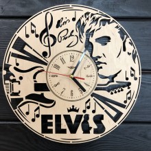 Дизайнерские настенные часы из дерева Elvis CL-0388 Дизайнерские настенные часы из дерева Elvis CL-0388