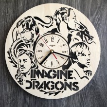 Концептуальные настенные часы в интерьер Imagine Dragons CL-0347