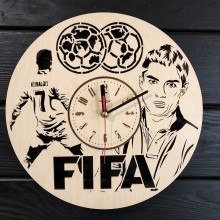 Часы настенные из дерева FIFA CL-0359