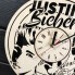 Концептуальные настенные часы из дерева Justin Bieber CL-0363