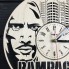 Круглые дизайнерские деревянные часы Rampage CL-0425