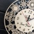Оригинальные настенные часы из дерева на новогоднюю тематику CL-0384