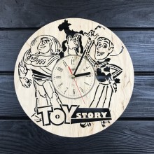Очаровательные детские деревянные часы на стену Toy story CL-0450