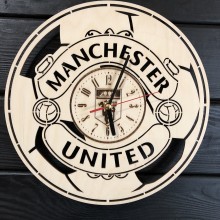 Концептуальные настенные часы в интерьер Manchester United CL-0360