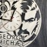 Концептуальные настенные часы в интерьер Джордж Майкл CL-0346